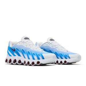 Nike White and Blue Athletic Shoes